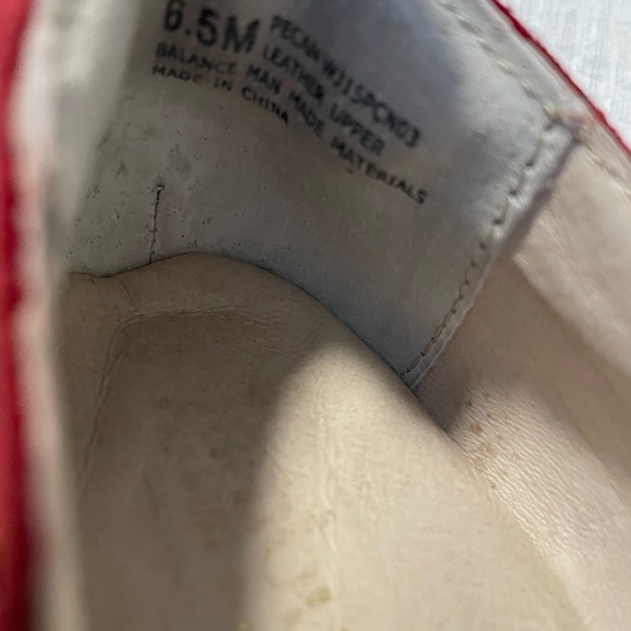 Jambu Adven Designs Red Shoe Ladies Size 6.5 Med. Adjustable Velcro strap. - Picture 5 of 5